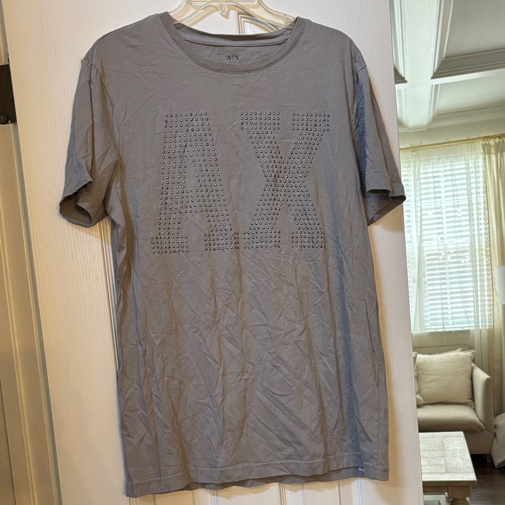 Armani Exchange Gray Men's T-Shirt XL